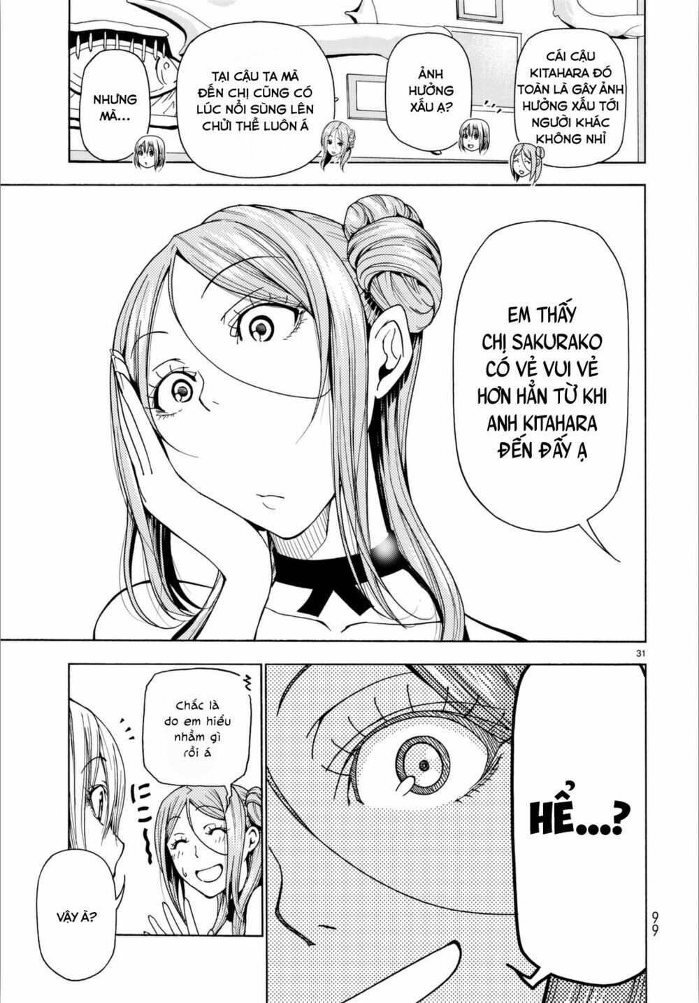 cô gái thích lặn - grand blue chapter 36 31