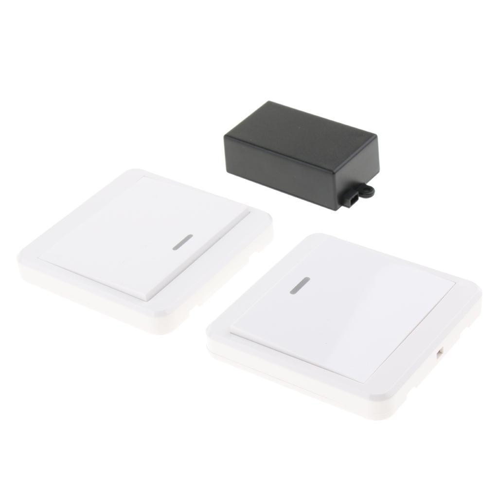 2Pcs AC 85-250V 1 CH Remote Control Switch Home Light Lamp Controller 433MHz