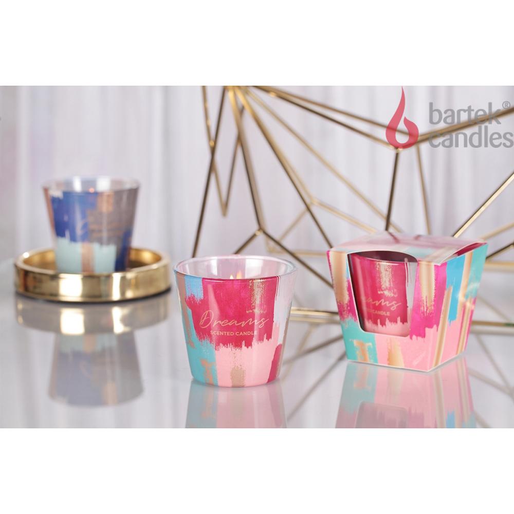 Ly nến thơm tinh dầu Bartek Dreams &amp; Calmness 115g QT6723 - hương thảo mộc, nến trang trí, thơm phòng, thư giãn, hỗ trợ khử mùi (giao mẫu ngẫu nhiên)