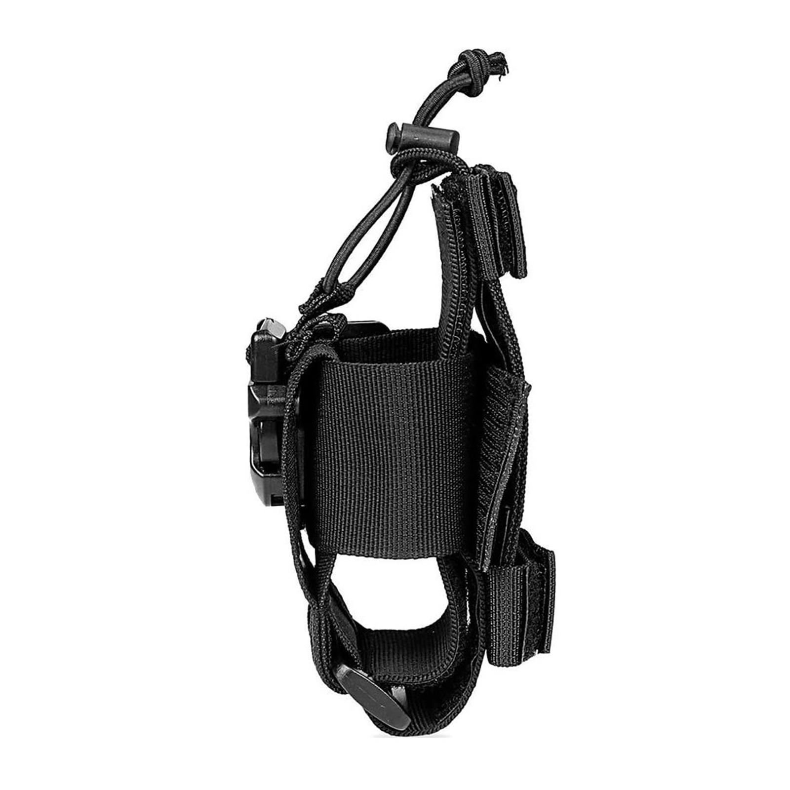 Bag Adjustable Holder Pocket Belt for Hiking Outdoor Men black