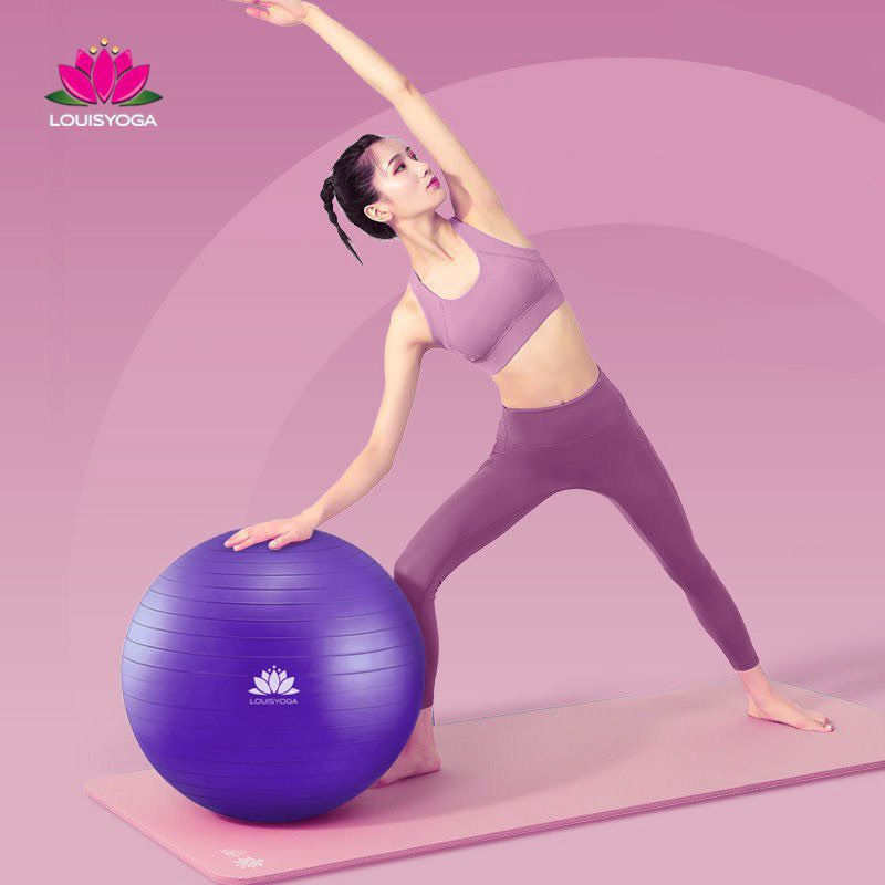 Bóng tập thể hình loại lớn 65cm (1000g) - Bóng tập yoga van chống nổ