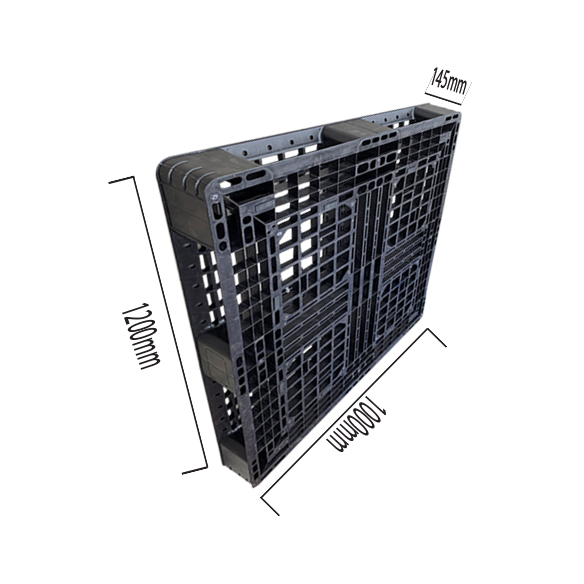 Pallet nhựa 1200x1000x145 đen