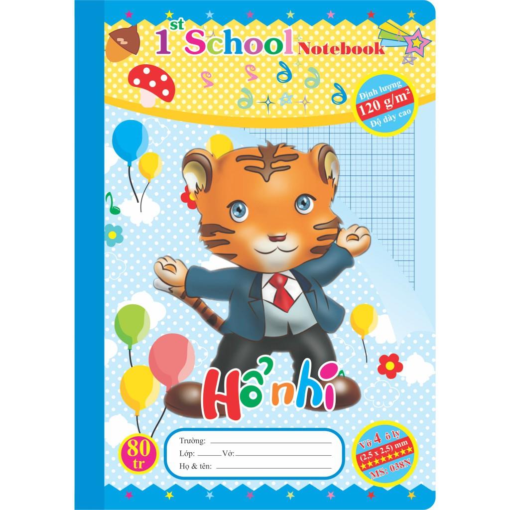 Vở 4oly 80tr 120/92-95 1st School Hổ Nhi