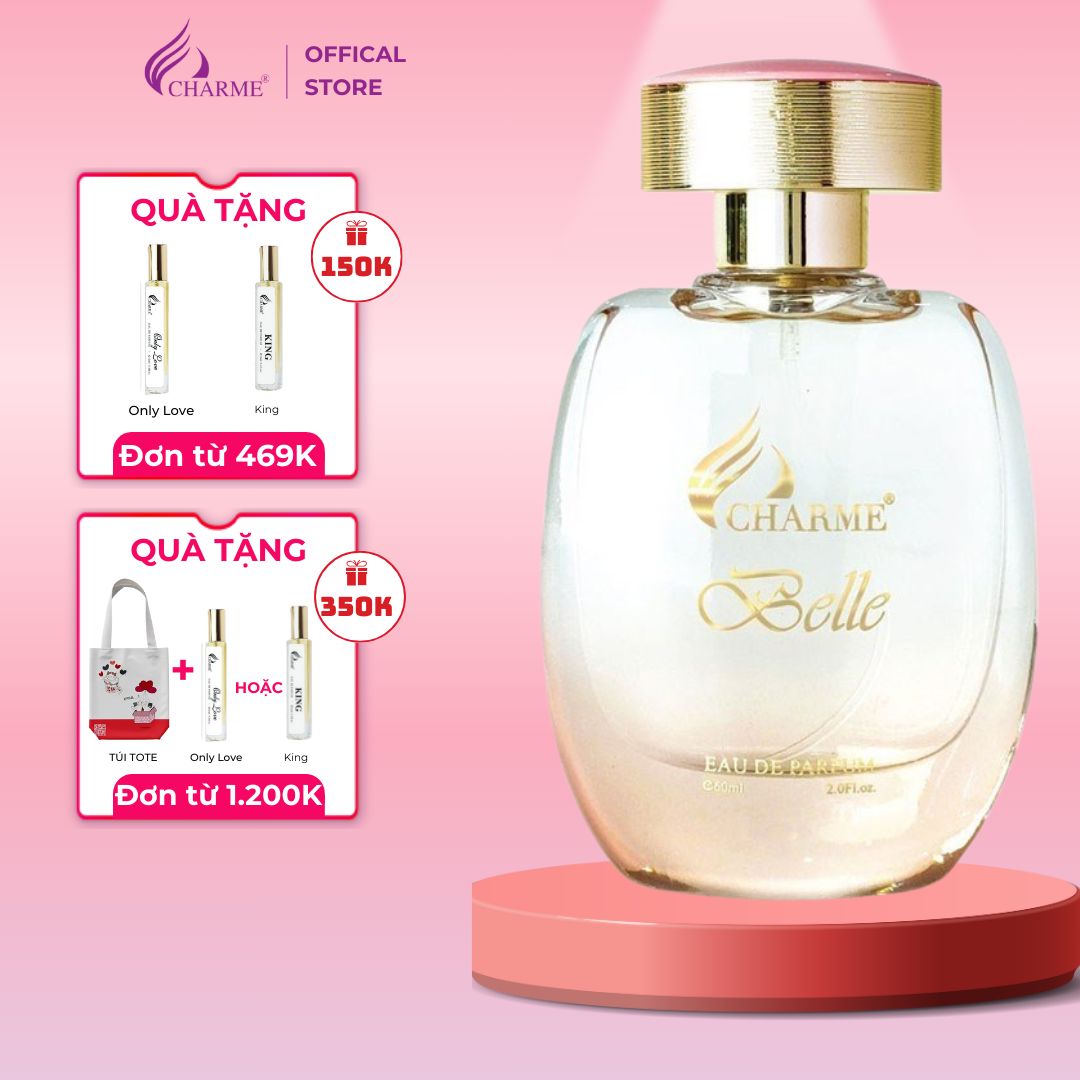 Nước Hoa Nữ CHARME BELLE 60ml Lưu Hương Lâu Nữ Tính, Tinh Tế_Nước Hoa Chính Hãng