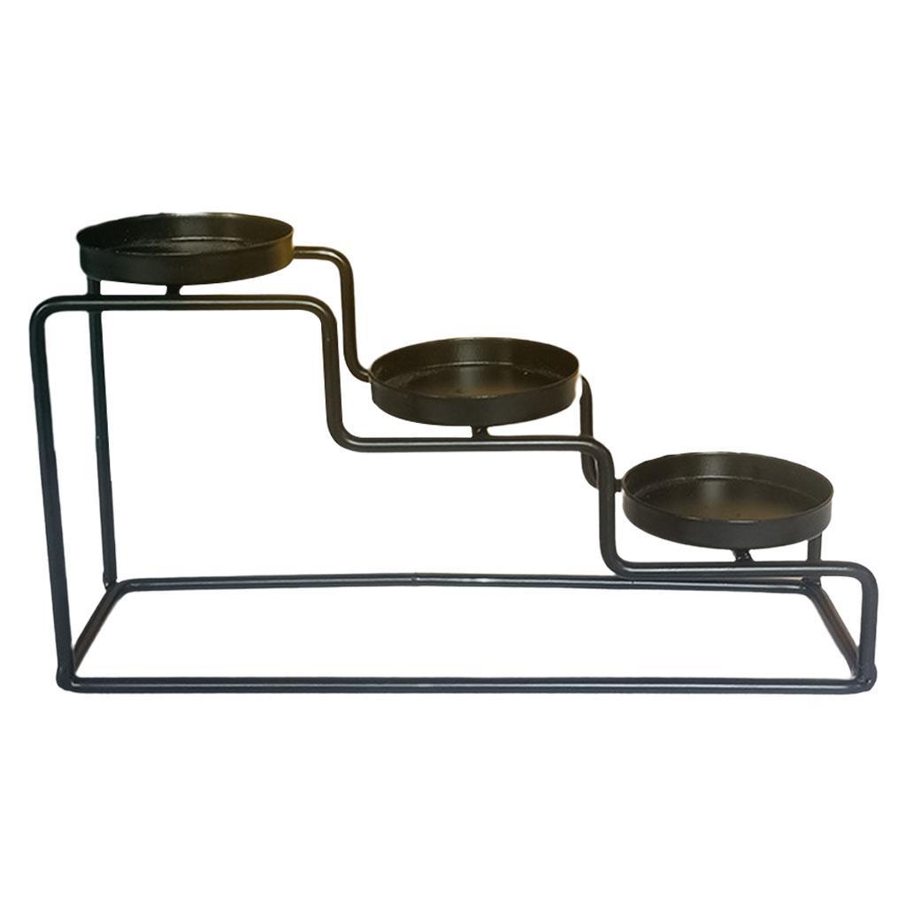 Metal Candlestick Candle Holder Home Table Dinner Ladder Candle Stick Stand