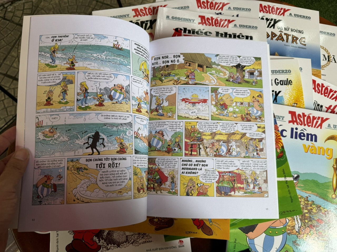 [Combo 14 Cuốn – In màu toàn bộ] NHỮNG CUỘC PHIÊU LƯU CỦA ASTÉRIX – NXB Kim Đồng