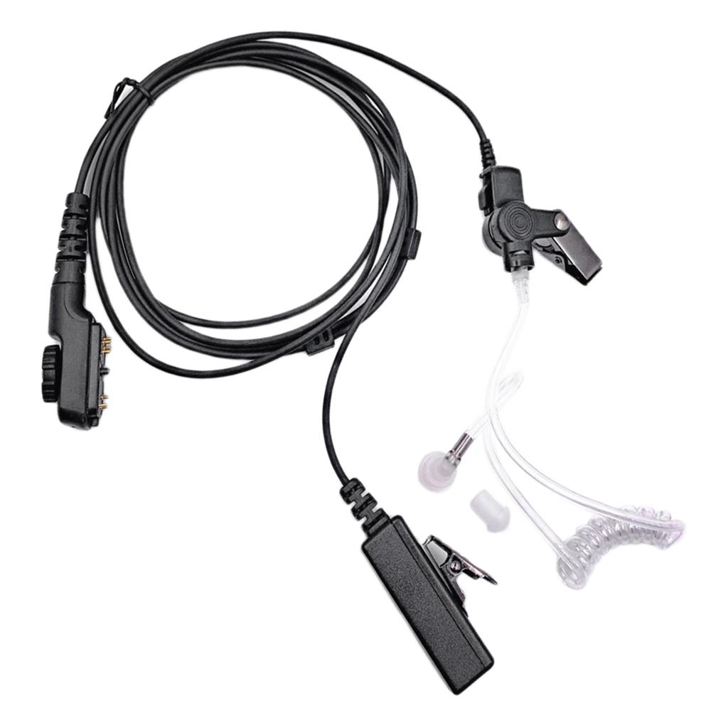 Air Tube Earpiece Headset Mic For Hytera HYT PD700 PD700G PD702