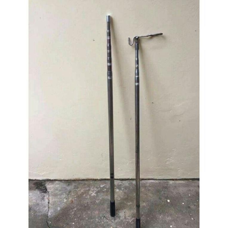 Sào bẫy chim, treo lồng chim,sào rút inox đã năng - sale to