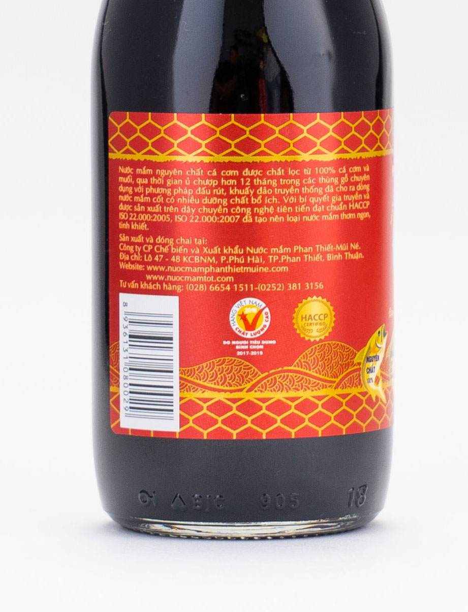 Hộp 6 Chai 60 Đạm x 180ml Nước Mắm Cá Cơm Truyền Thống có US FDA Xuất Khẩu Suchi 60N 180ml
