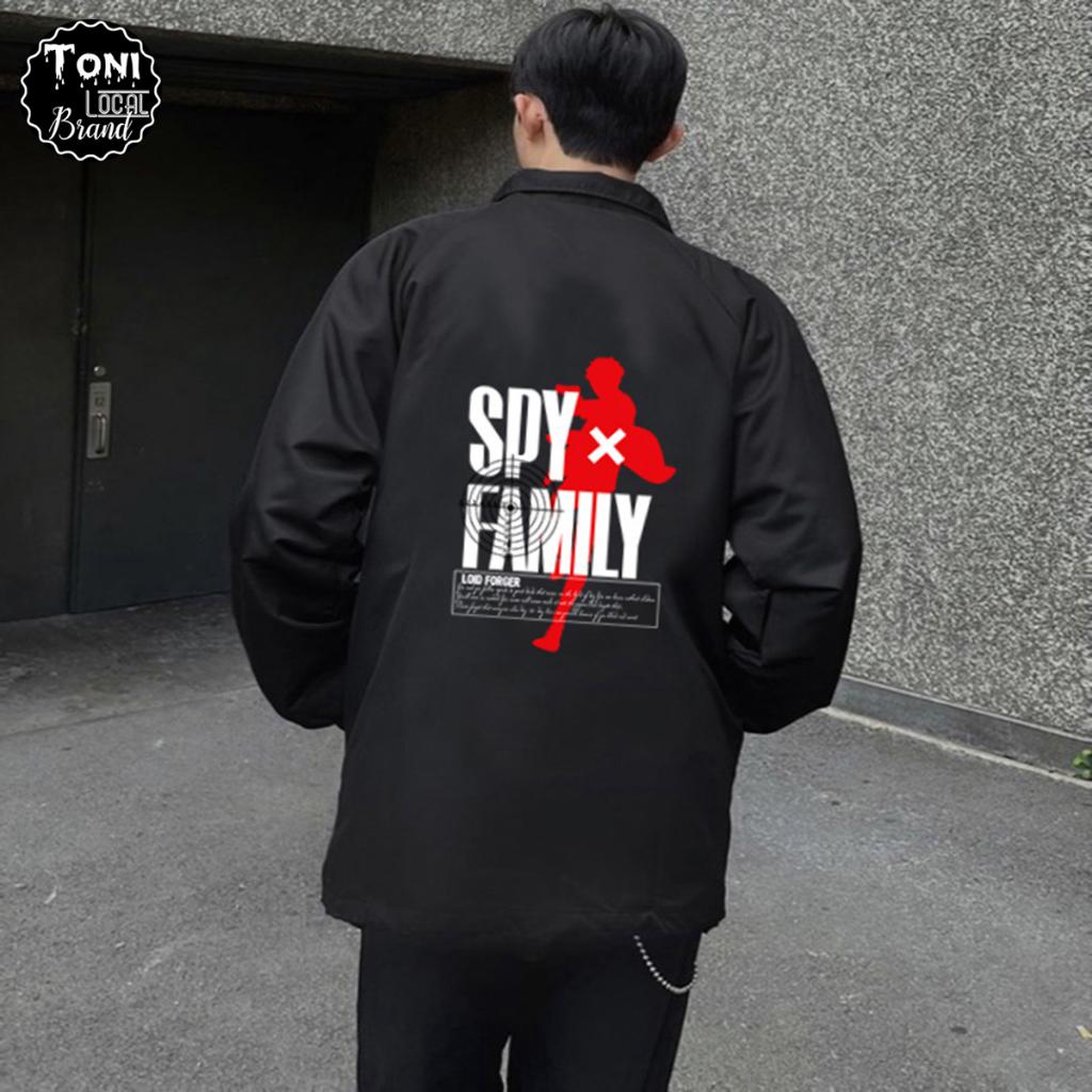 Áo Khoác Dù Local Brand SPY FAMILY Jacket Mero 2 lớp dày form rộng Unisex cổ bẻ