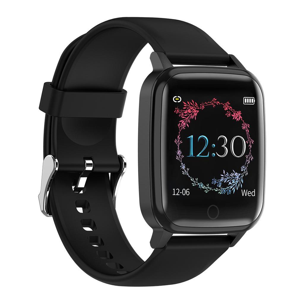 Smart Watch Heart Rate Oxygen Blood Pressure Sport Fitness Tracker Black