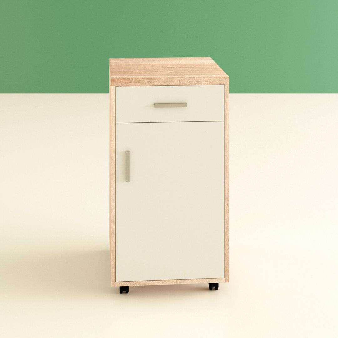 Tủ đựng tài liệu, hồ sơ gỗ hiện đại SMLIFE Frederick | Gỗ MDF dày 17mm chống ẩm | D40xR45xC71cm