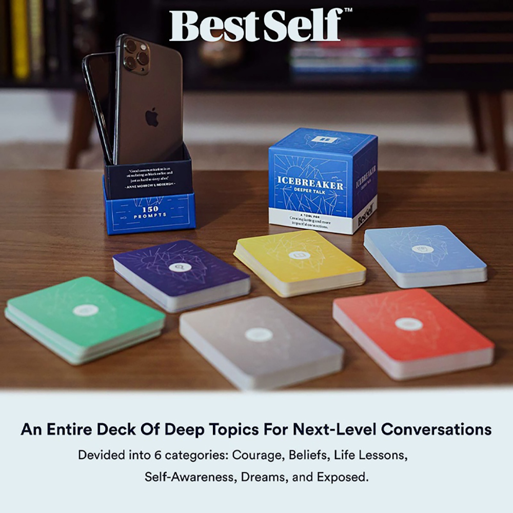 Icebreaker Deck Deeper Talk Board Game Bộ Thẻ Bài Nói Chuyện Sâu