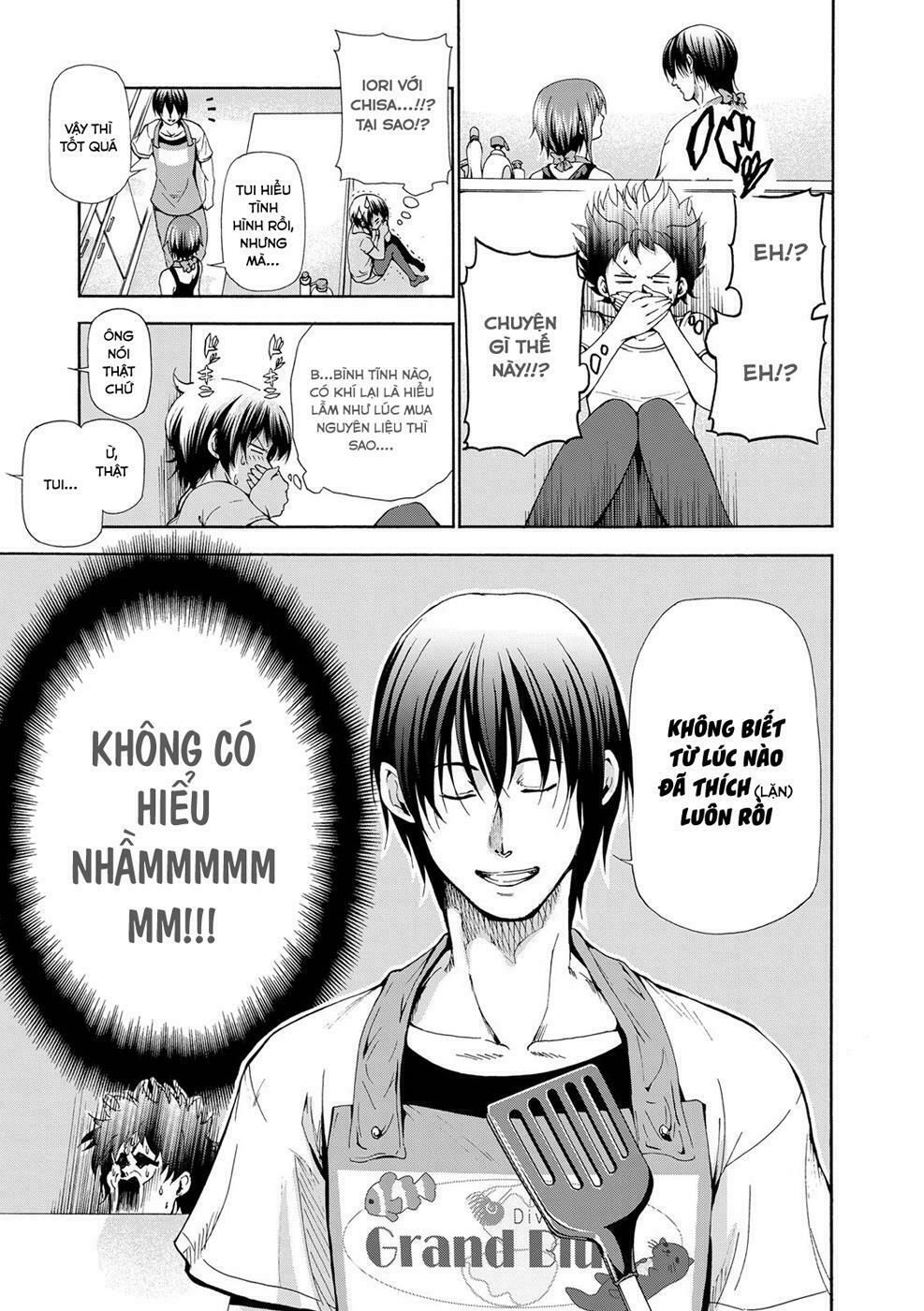 cô gái thích lặn - grand blue chapter 18 21
