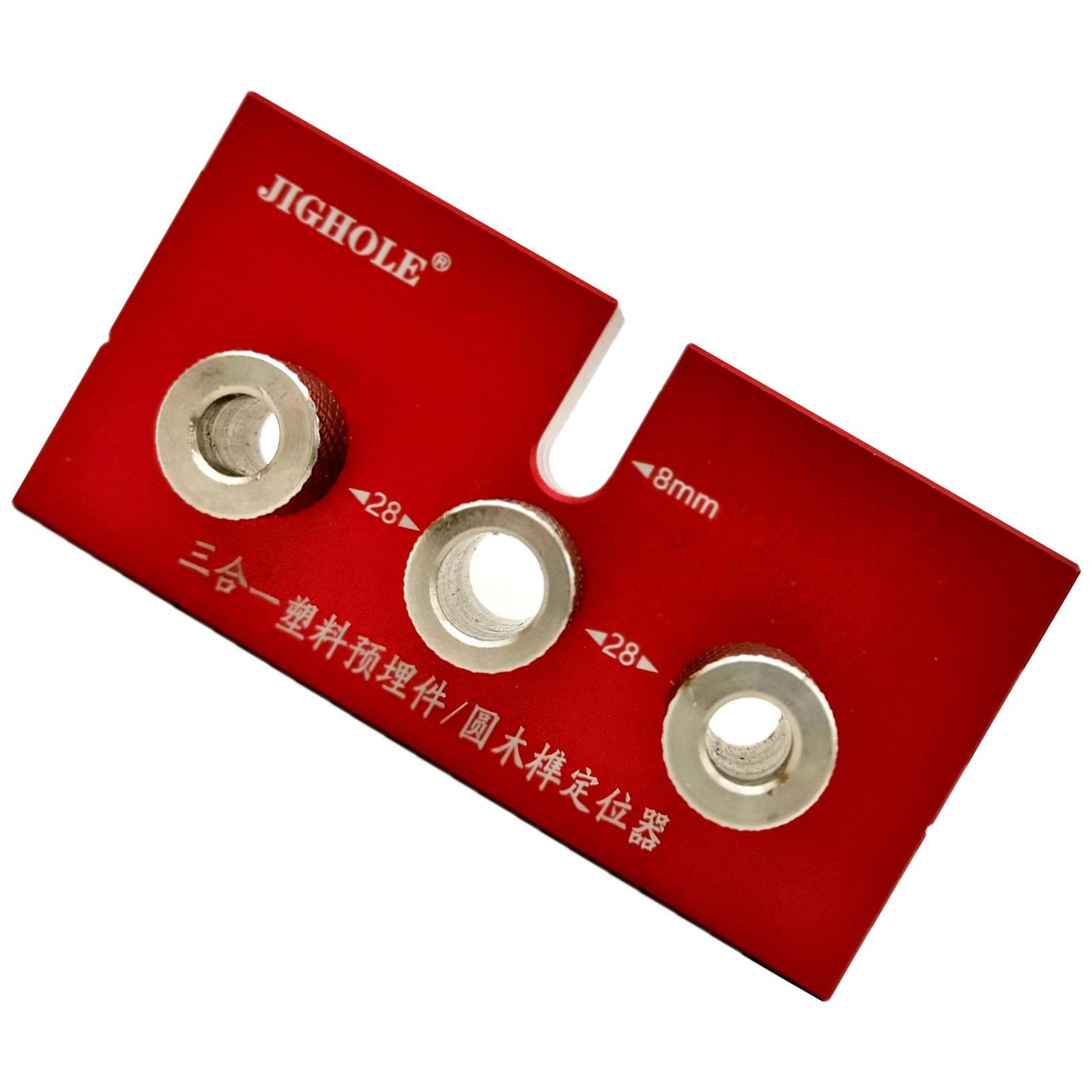 8mm Self-Centering Woodworking Doweling Jig Kit,Drill Guide Wood Dowel Puncher Locator Carpentry Tools