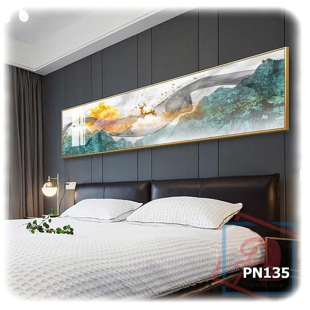 Tranh canvas khổ lớn trang trí phòng ngủ - PN135