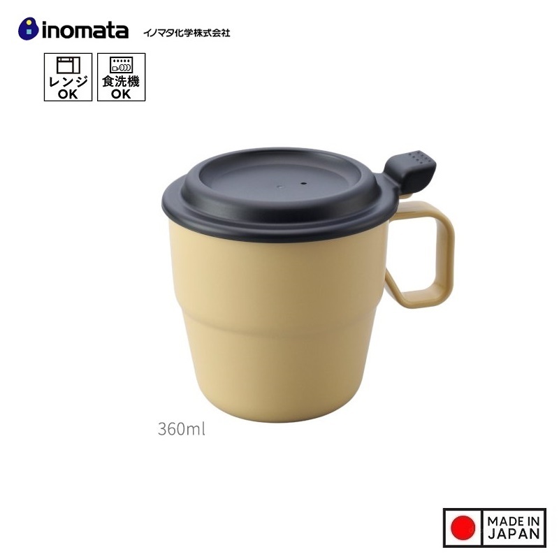 Cốc súp uống nước có nắp Inomata - Nội địa Nhật Bản