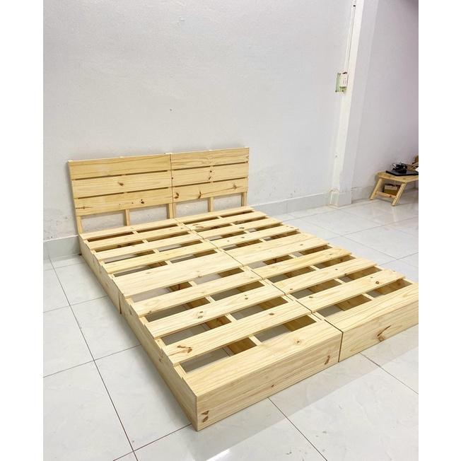 ĐẦU GIƯỜNG PALLET RỜI ĐÃ KHOAN LỖ ĐỦ SIZE TUỲ KÍCH CỠ