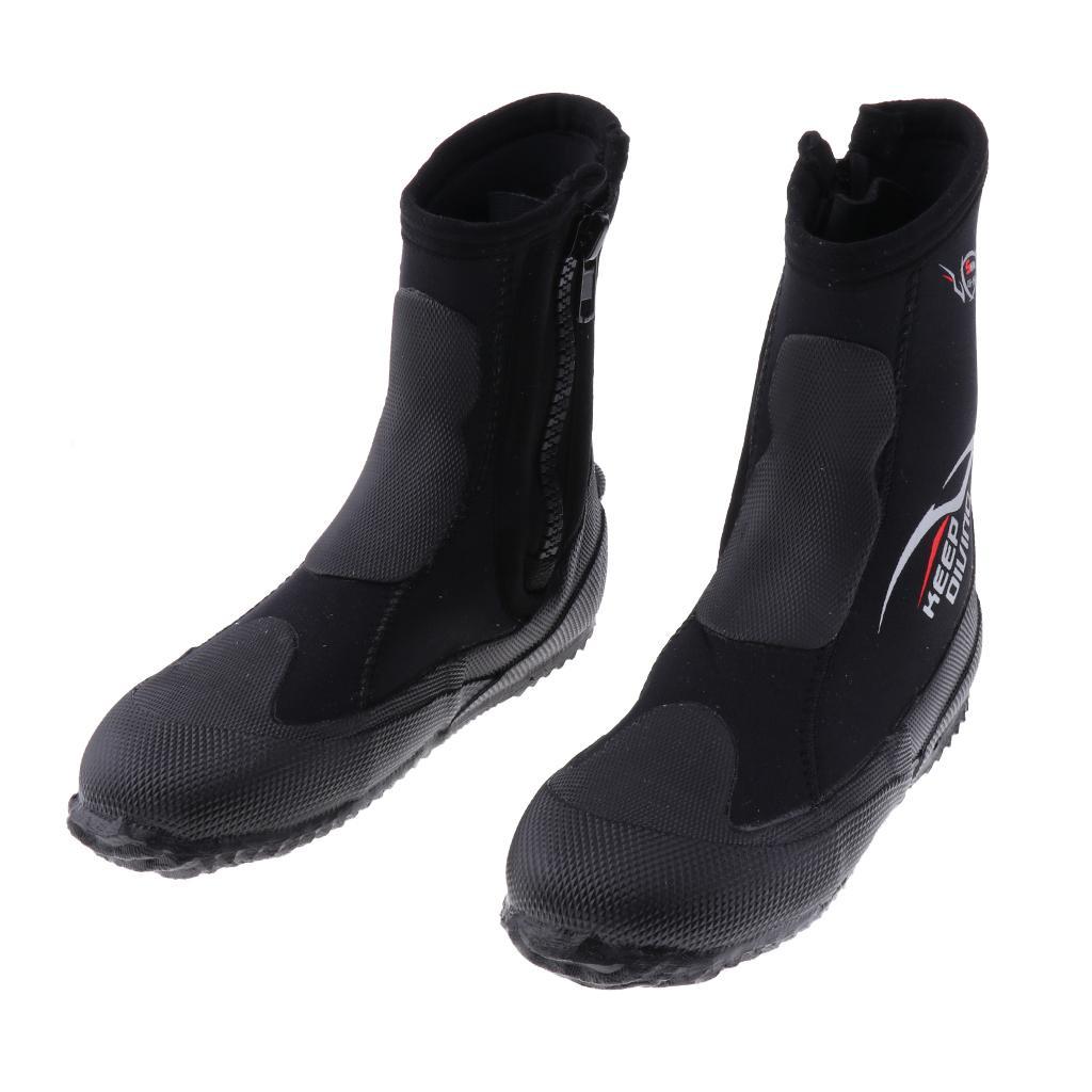 Wetsuits Neoprene 5mm Zipper Boot Snorkeling Diving Boots