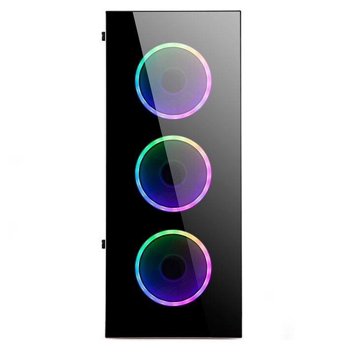 Vỏ Case Golden Field Z21 (Full Tower/Màu Đen,1 fan Golden Field Rainbow RGB Inner)) _ Hàng chính hãng