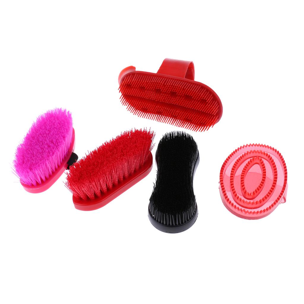10 Pieces Horse Grooming Kit Equestrian Deluxe Horse Grooming Brush Comb