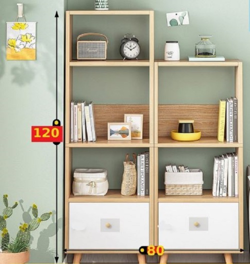 Tủ Kệ Phong Cách Bắc Âu 3 Tầng