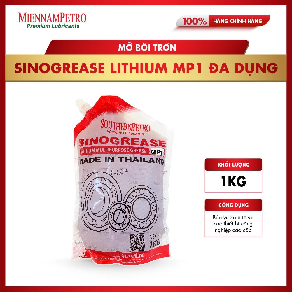 Mỡ Bôi Trơn MiennamPetro Sinogrease Lithium MP1 1KG Đa Dụng Bảo Vệ Xe Ô Tô Và Các Thiết Bị Công Nghiệp Cao Cấp