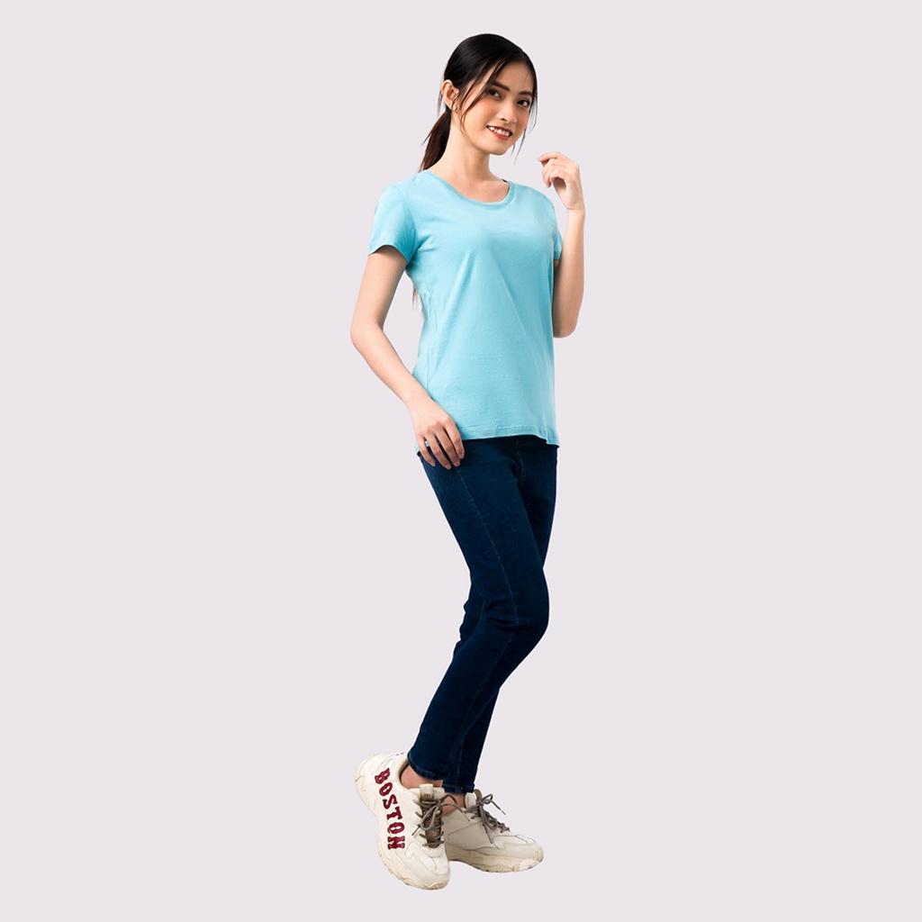 Cổ Tròn NGỌC - Áo Thun Nữ 100% Cotton Cao Cấp, thoáng mát, kháng khuẩn Ag