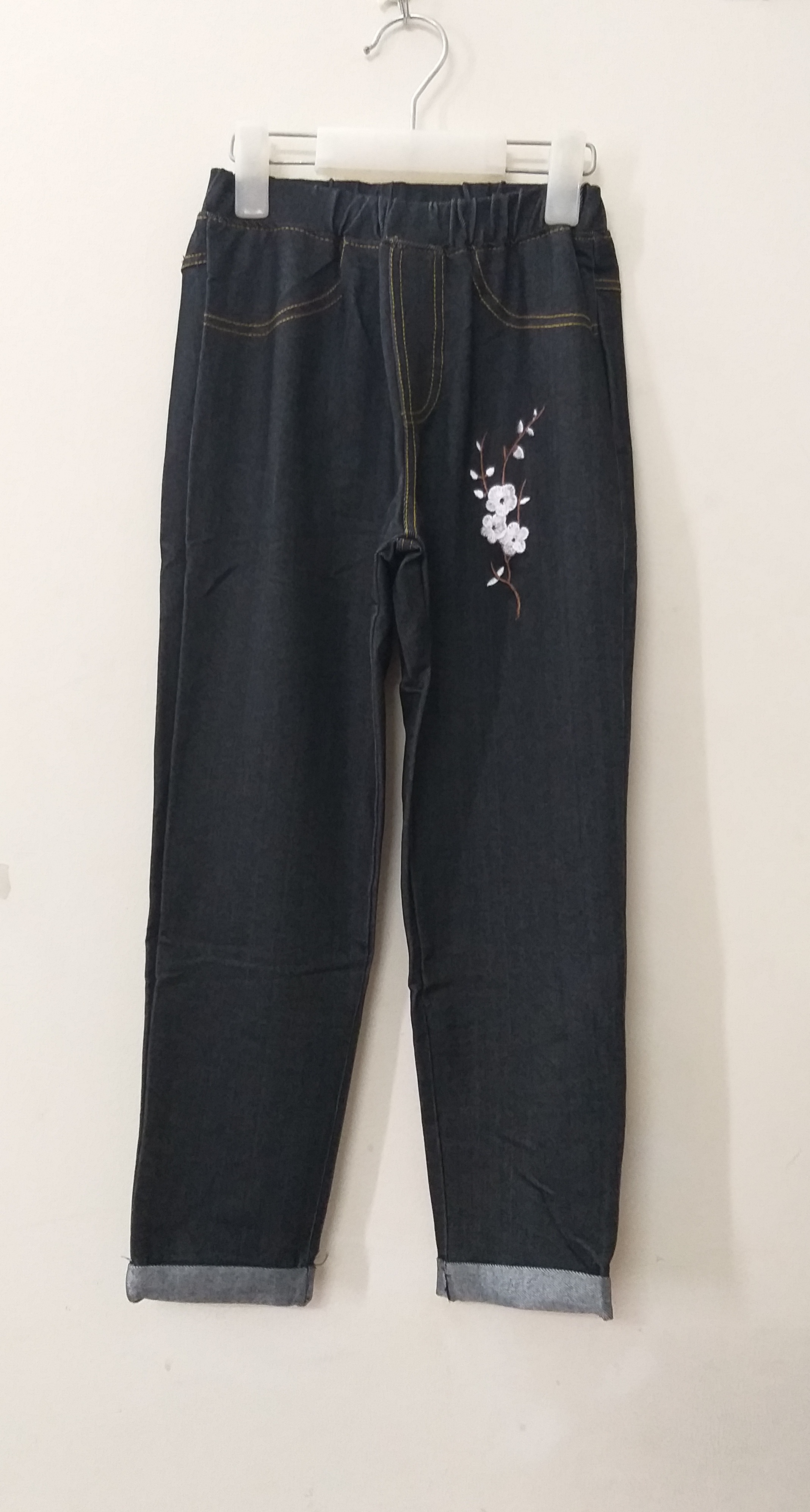 Quần dài giả jeans hàng đẹp cho bé gái size đại 23-45kg