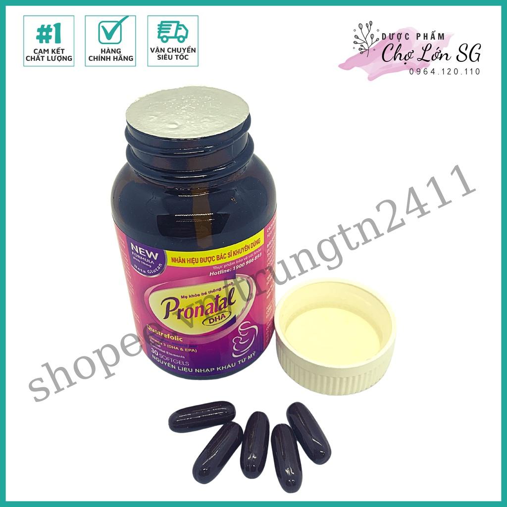 Viên uống bổ bầu PRONATAL DHA bổ sung dưỡng chất cho mẹ và bé - Hộp 30 viên