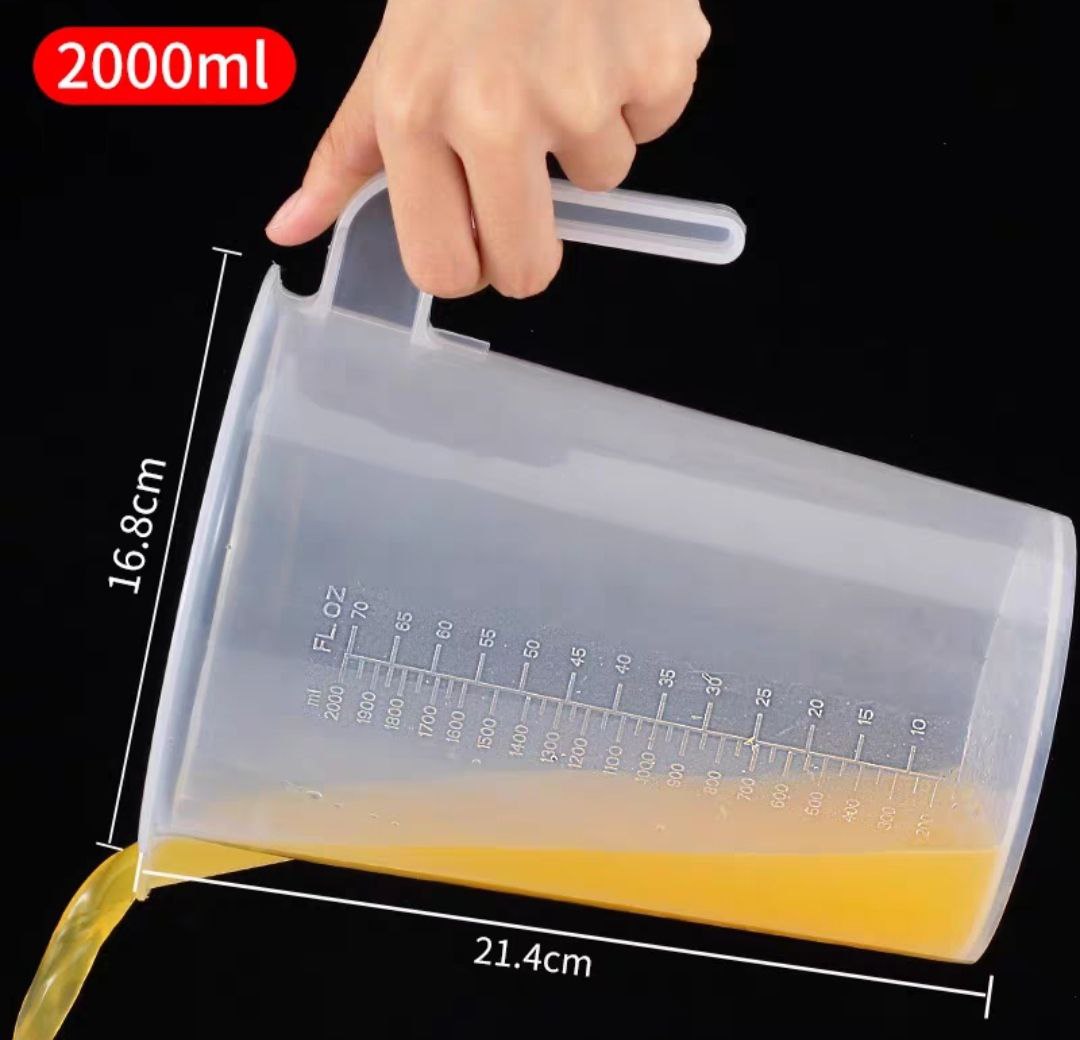 CA ĐONG ĐỊNH LƯỢNG PHA CHẾ ĐA NĂNG - CA ĐONG CÓ VẠCH CHIA MIL DÙNG CHO NHÀ  HÀNG ĐỒ UỐNG QUÁM BAR - CÓ NHIỀU SIZE 5000ML - 3000ML - 2000ML - 1000ML - 500ML - 100ML