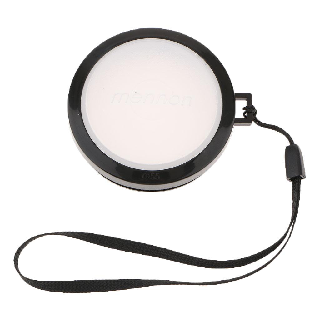 White Balance Lens Cap Cover Protector with Filter Thread for Camera