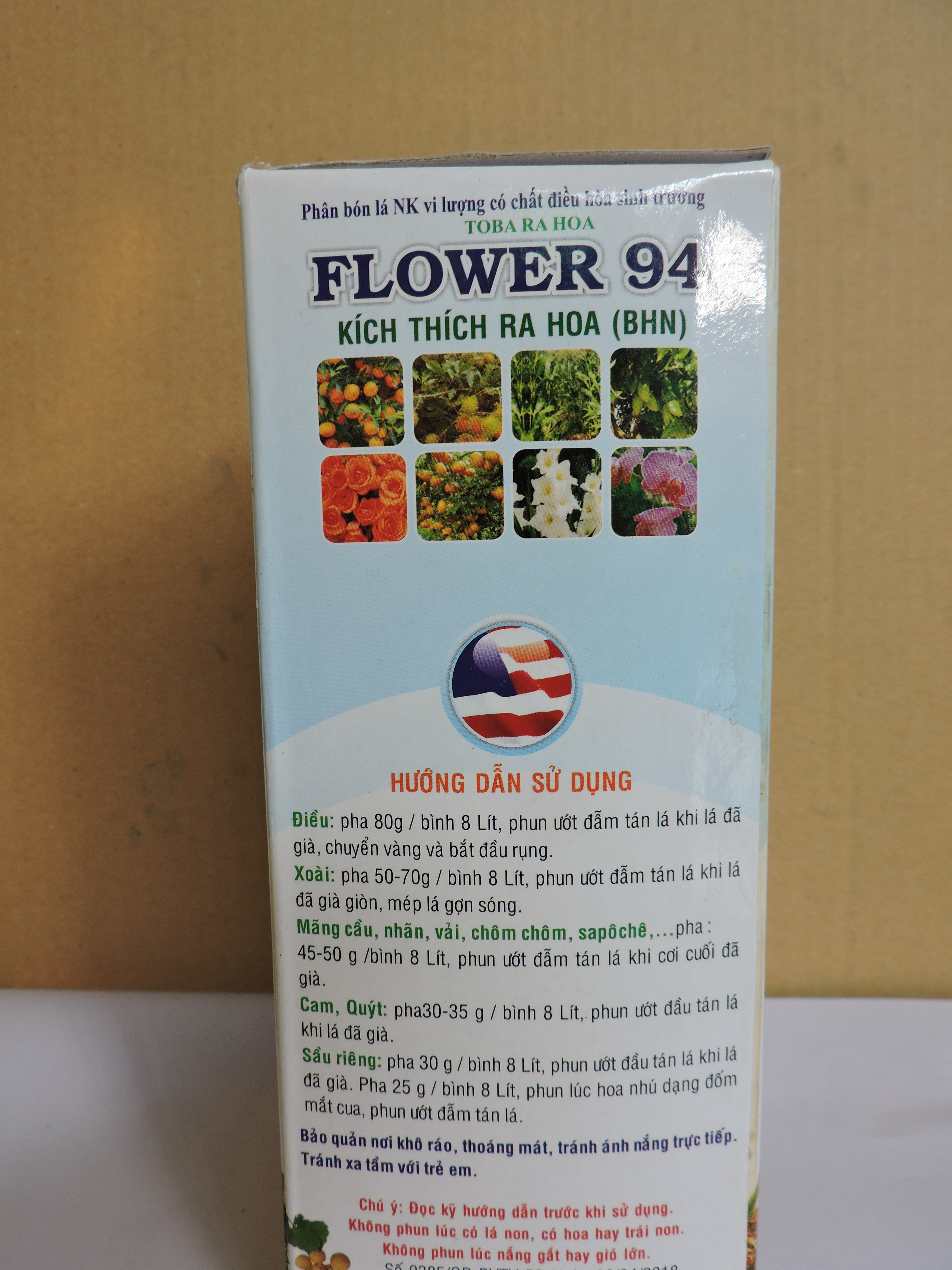 Phân Bón Lá NK Vi Lượng có chất điều hòa sinh trưởng TOBA RA HOA FLOWER 94 loại đặc biệt  Kích Thích ra hoa