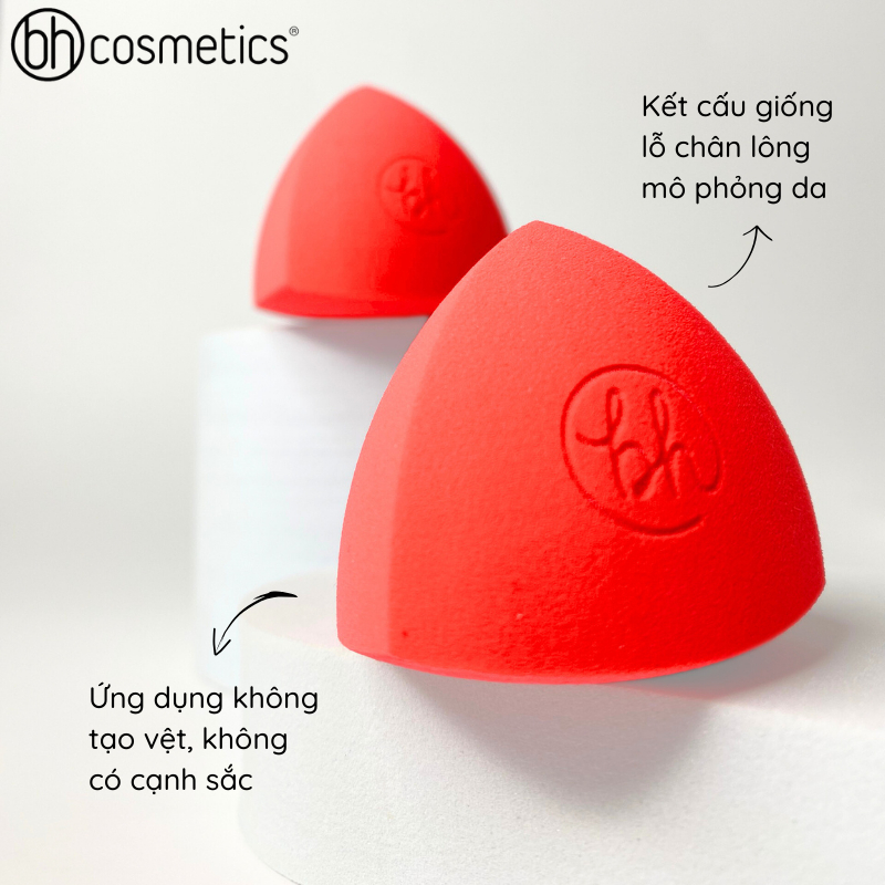 Bông Mút Tán Nền Kim Tự Tháp BH Cosmetics Red Makeup Sponge (Đỏ)