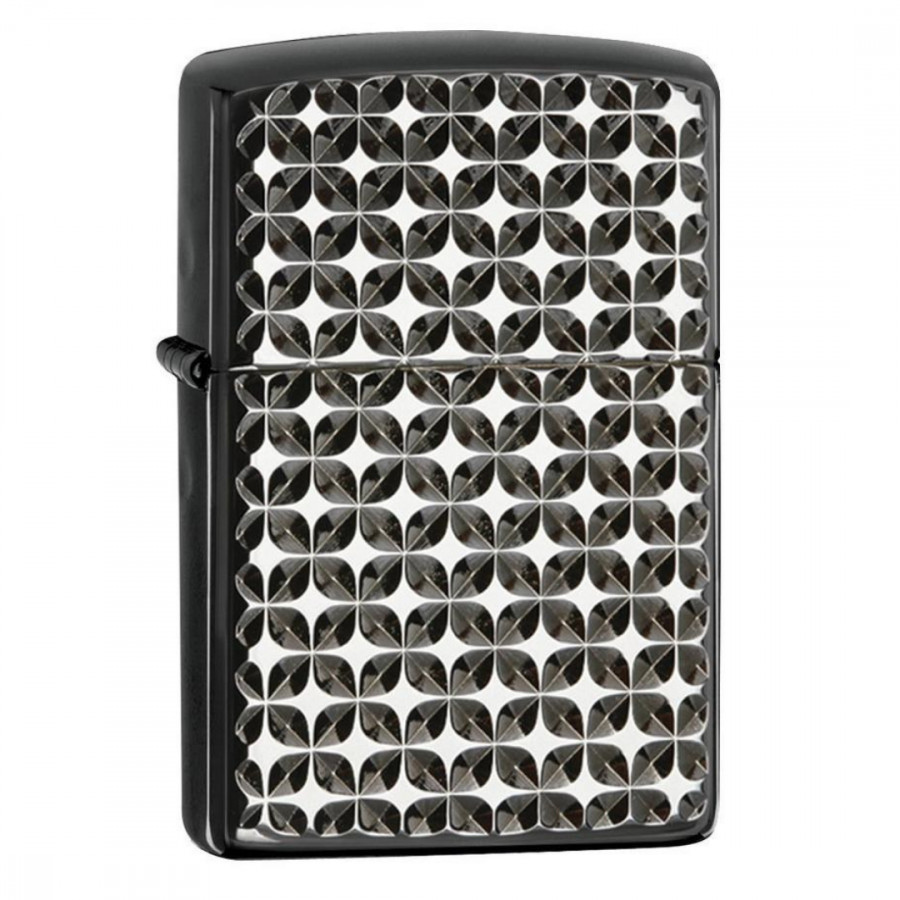 Bật Lửa Zippo Diamond Cut Armor Ebony 28186