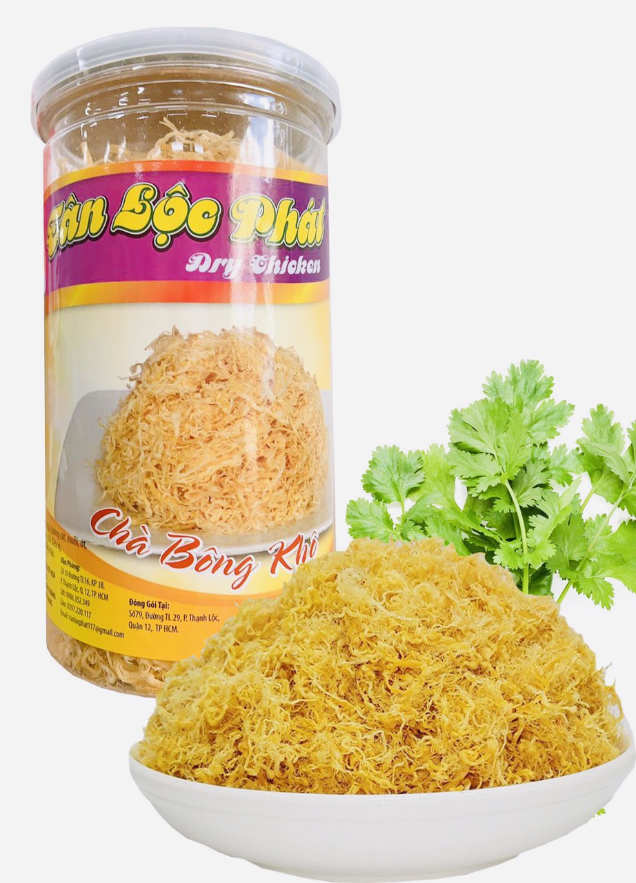 COMBO 2 HŨ GÀ CHÀ BÔNG CAY TLP - MỖI HŨ 250G