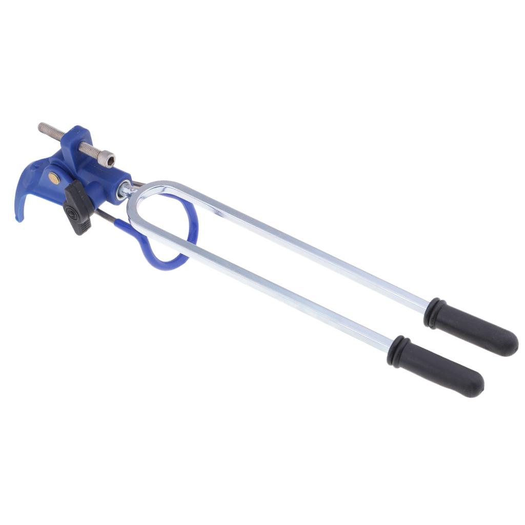 Stainless Steel Fishing Rod Holder Rest Gear Fishing Pole Stand Bracket Blue