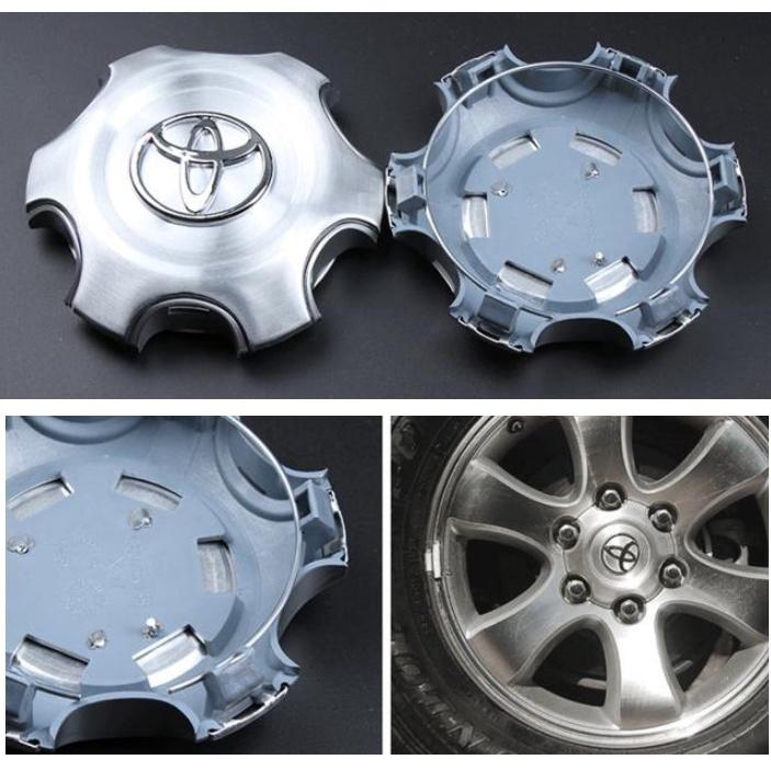 Logo chụp mâm, ốp lazang bánh sau xe ô tô Toyota Land Cruiser Prado Đời từ 2002-2012
