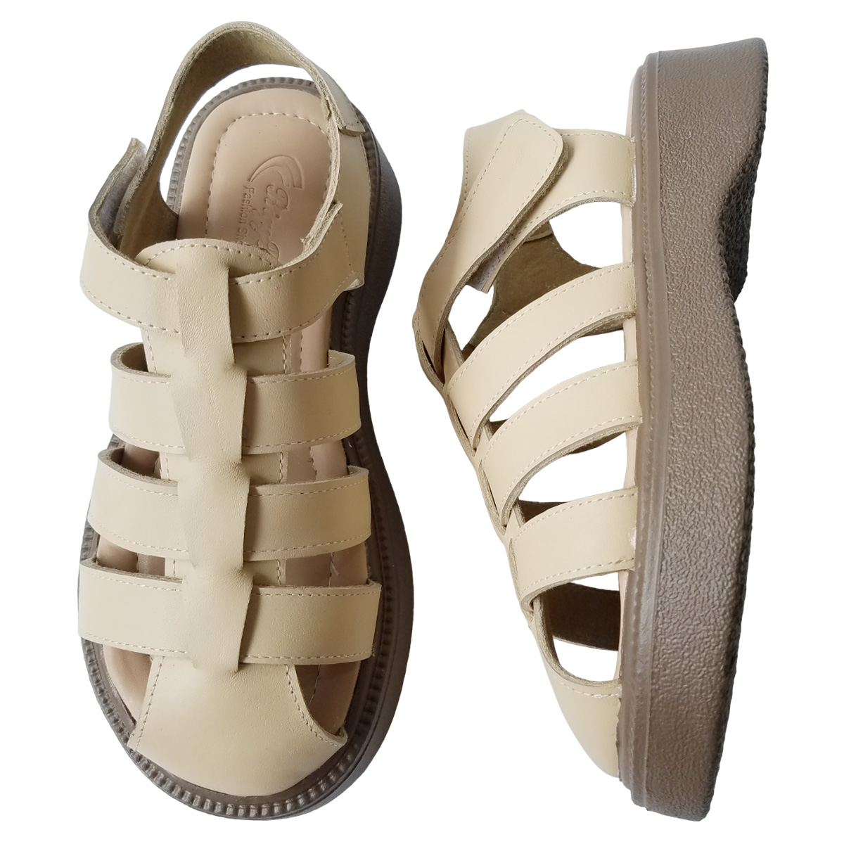 Giày Sandal Nữ Da Bò Thật BIGGBEN Cao 5 phân SDN104
