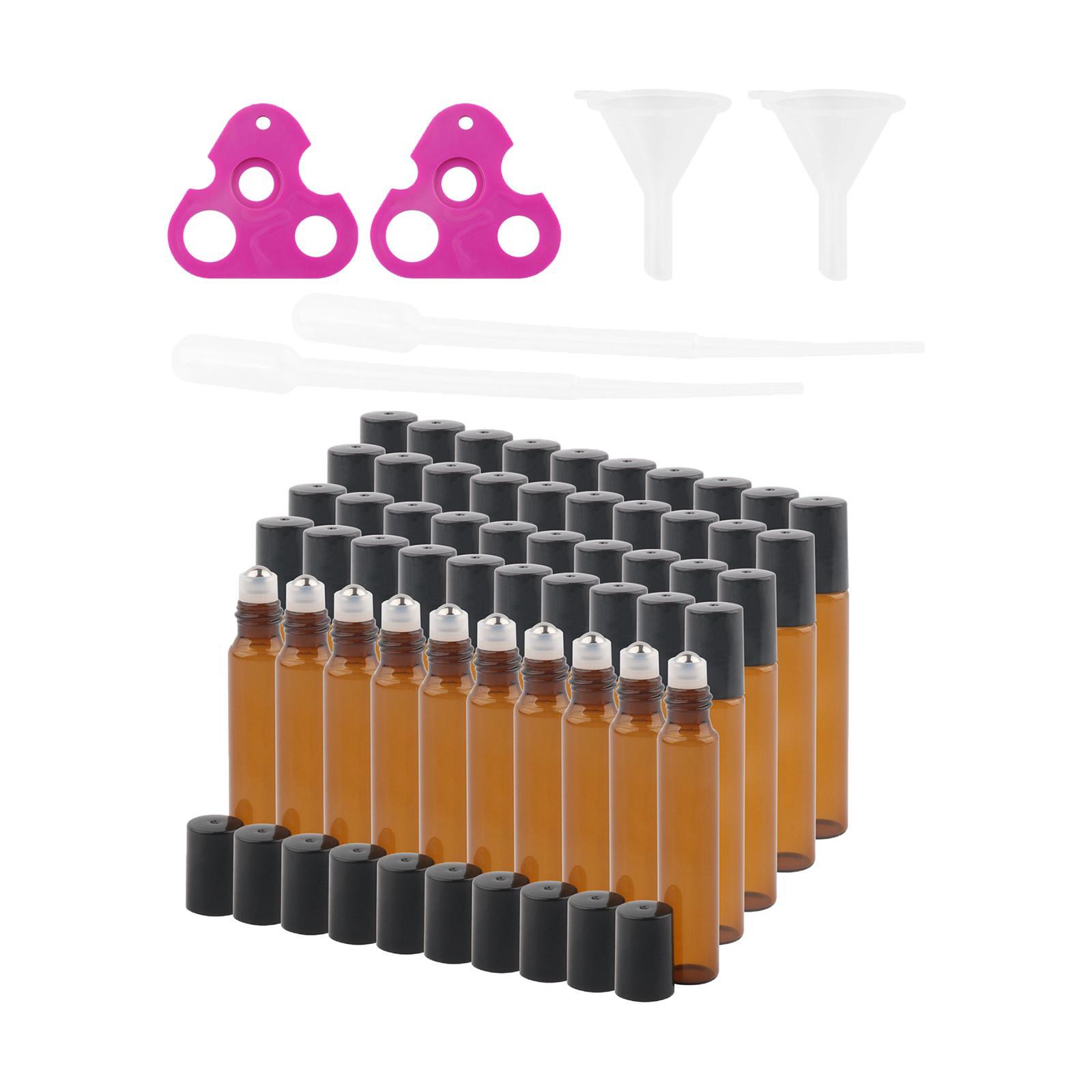 10ml Rollerball Bottle Refillable Roll on for Essential Oil Travel