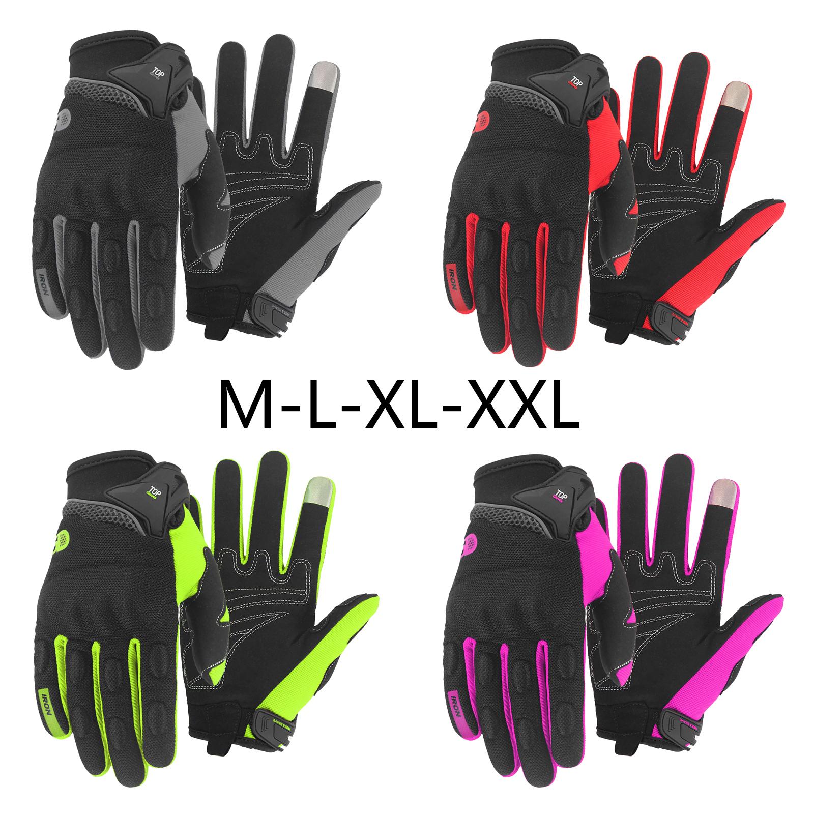 Motorcycle Gloves for Men and Women, Full Finger Touchscreen Motorbike Gloves for Road Racing, Cycling, Climbing, Motocross etc