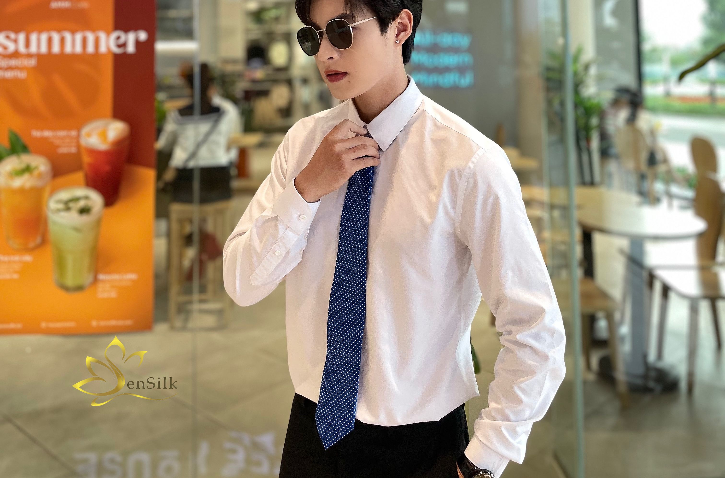 Cà Vạt Lụa SenSilk CAVATS06 – Quà Tặng Cho Nam – Silk Tie