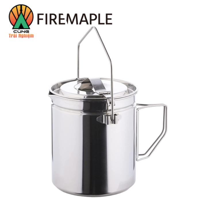 [CHÍNH HÃNG] Nồi Treo 1.2L Thép Không Gỉ Antarcti Chuyên Dụng Cho Nấu Ăn Ngoài Trời  Fire Maple  FMC-ANTARC-POT-1200