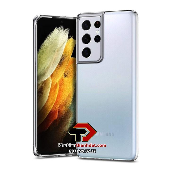 Ốp lưng silicone dẻo trong suốt dành cho SamSung S21 Ultra, SamSung S21, SamSung S21+
