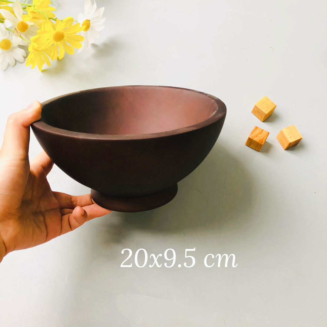 BÁT GỖ XÀ CỮ, BÁT MUKBANG, MỲ TRỘN SIÊU TO