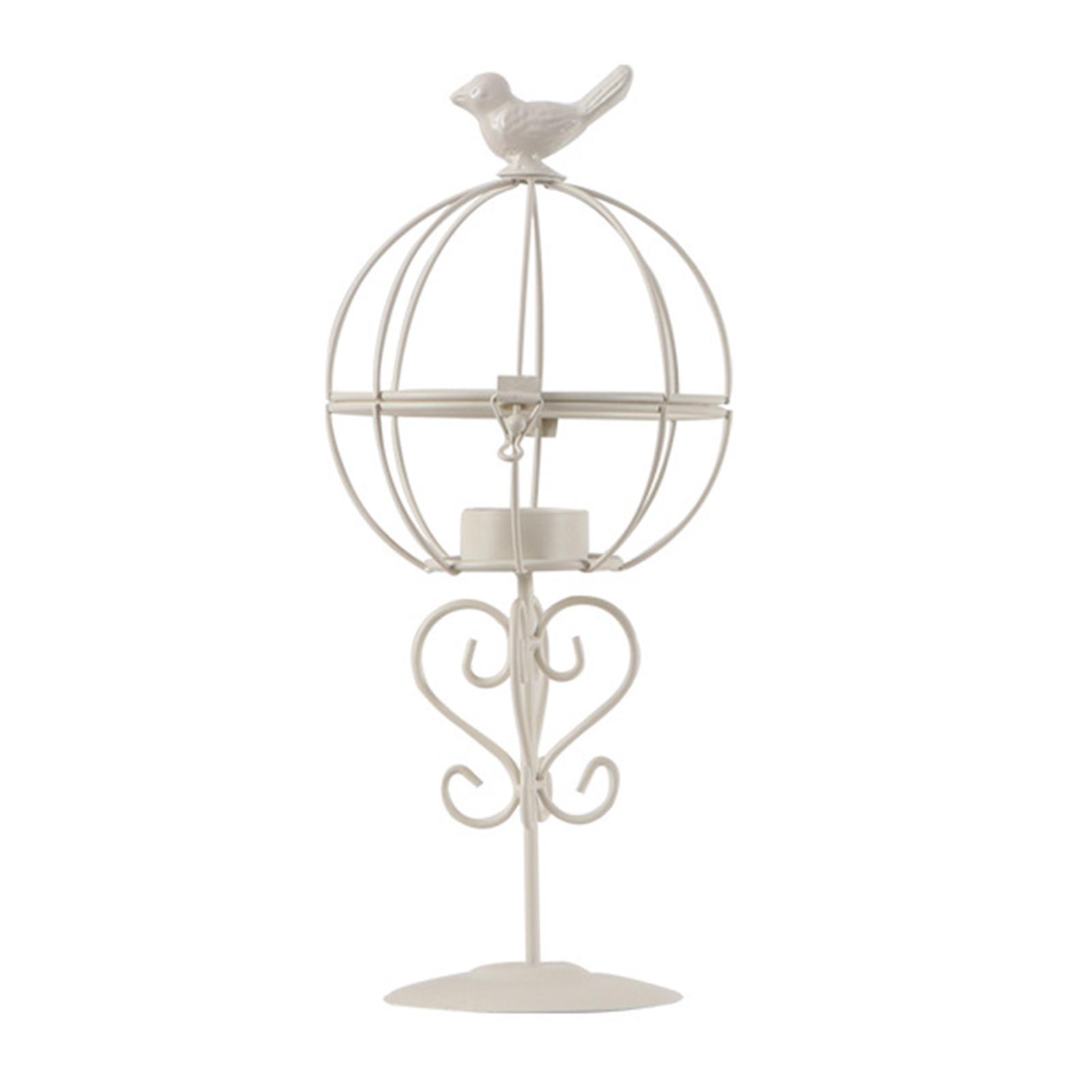 Candle Holder Bird Cage Vintage Style  Decor