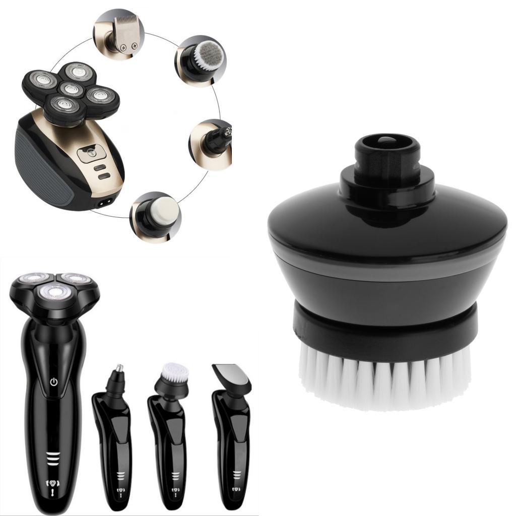 ABS Shaver Accessories Grooming Nose Hair Removal Face Cleaning Brush Black