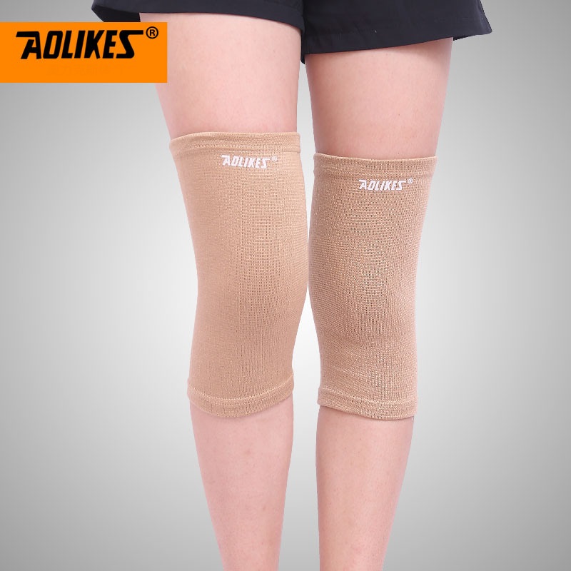 Băng Bảo Vệ Đầu Gối Đàn Hồi Co Giãn AOLIKES A-7316 Thoáng Khí, Chống Trượt Hỗ Trợ Đầu Gối