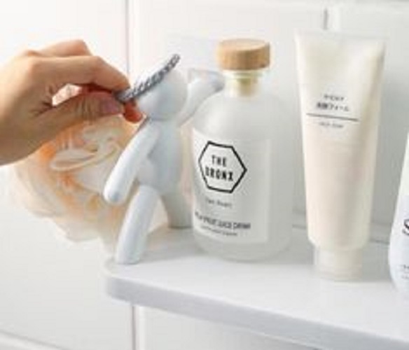 Kệ dán tường bằng nhựa hình người treo nhà tắm tiện lợi