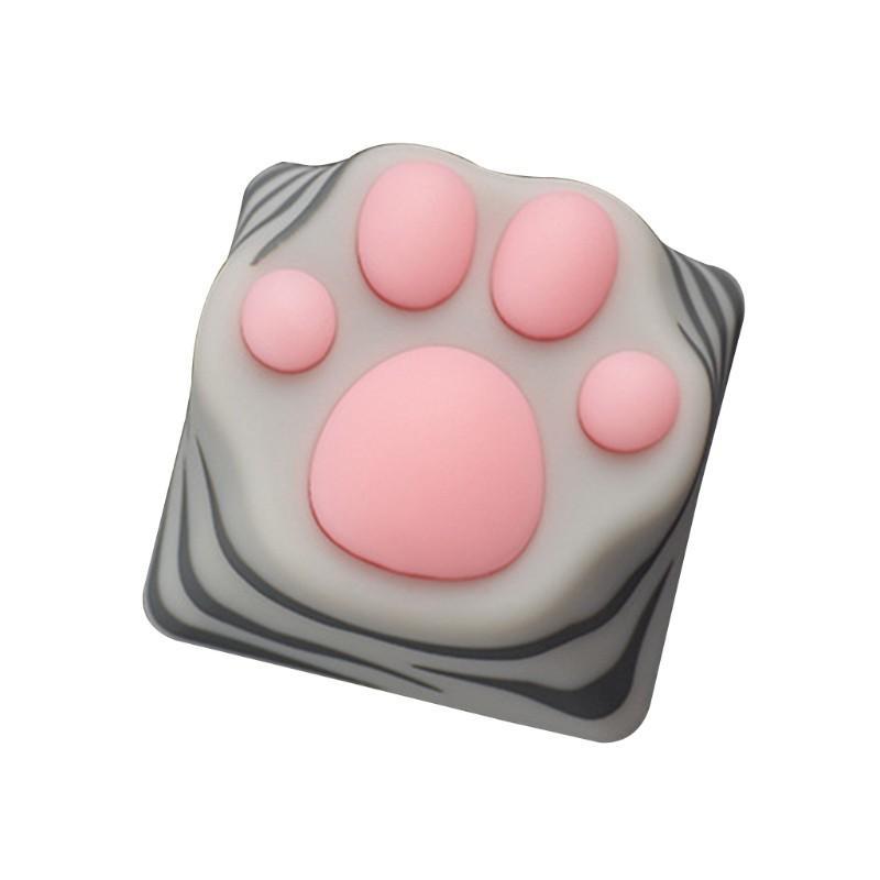 Nút bàn phím cơ thiết kế hình dấu chân mèo bằng silicone dành cho Cherry MX